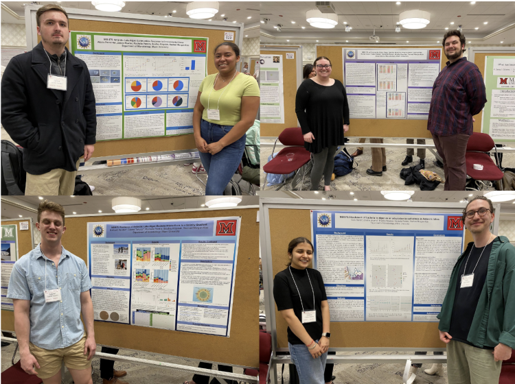students and posters