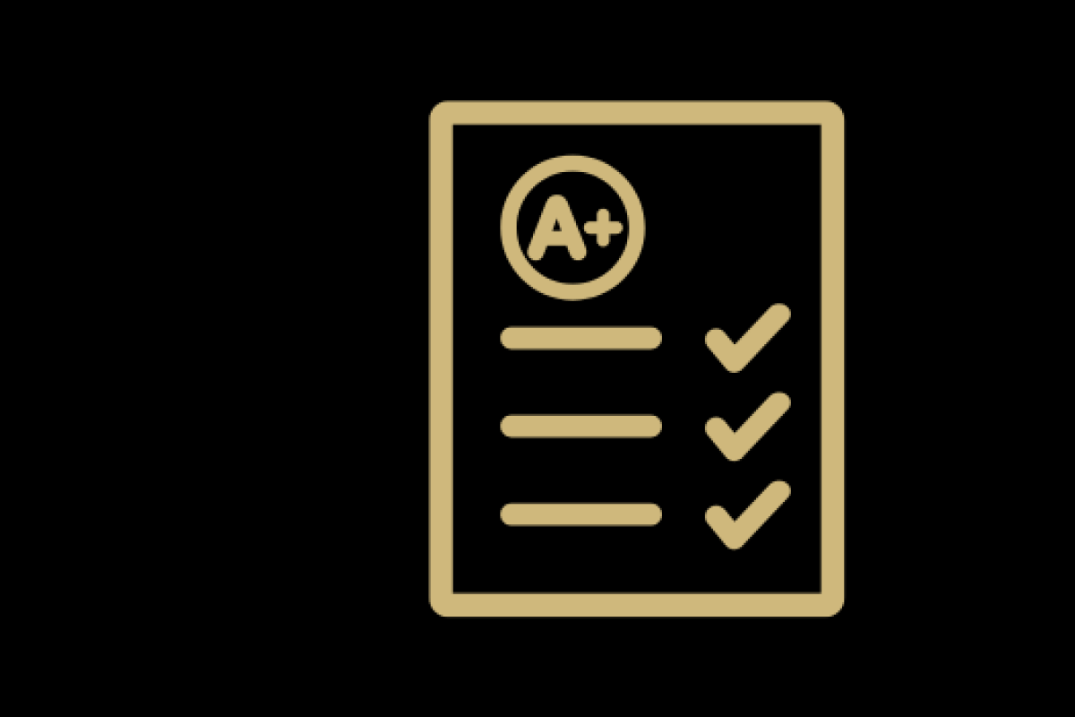 A+ paper icon