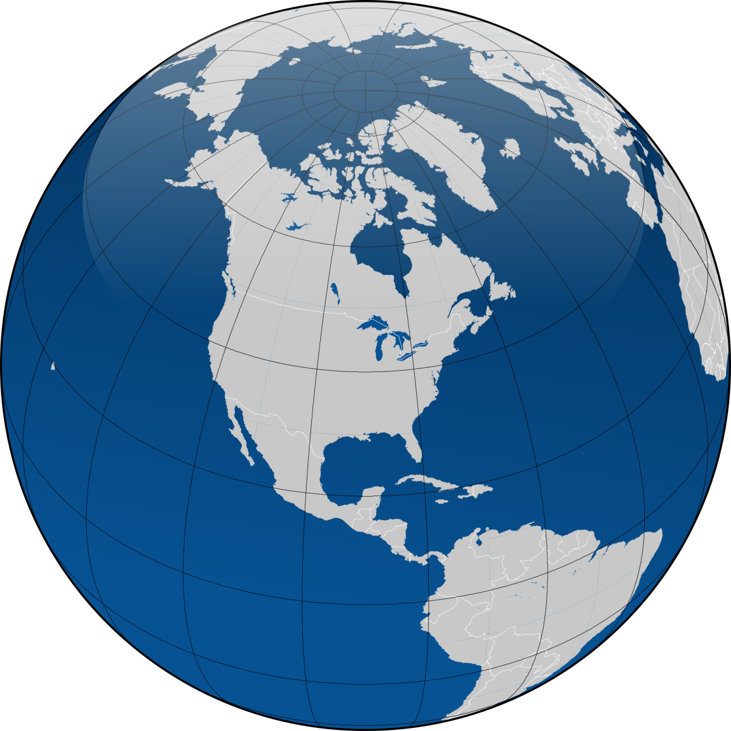 blue and silver globe