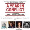 Flyer with event info and speaker photos