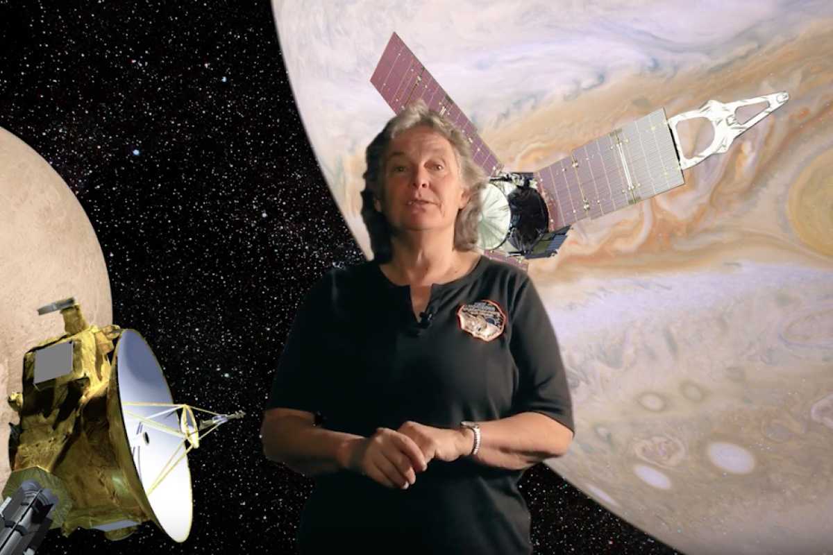 Video Thumbnail for Space Exploration: Juno and New Horizons - Fran Bagenal