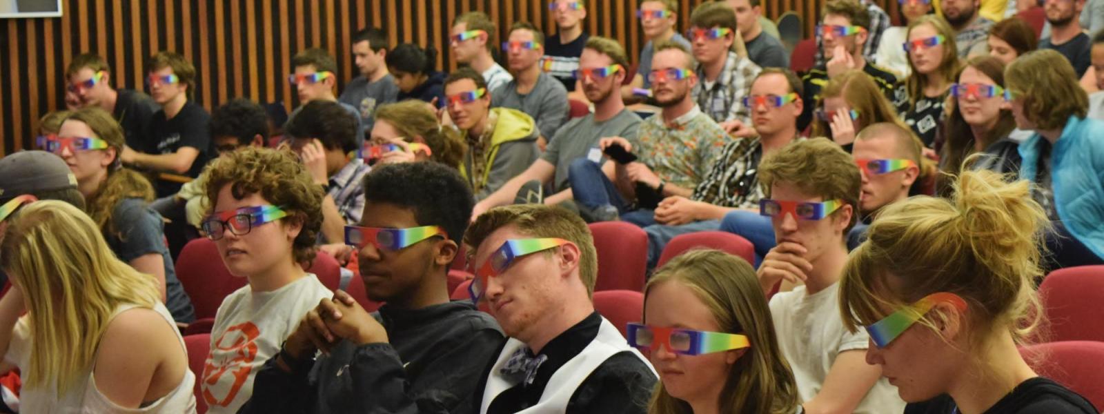 Students in glasses