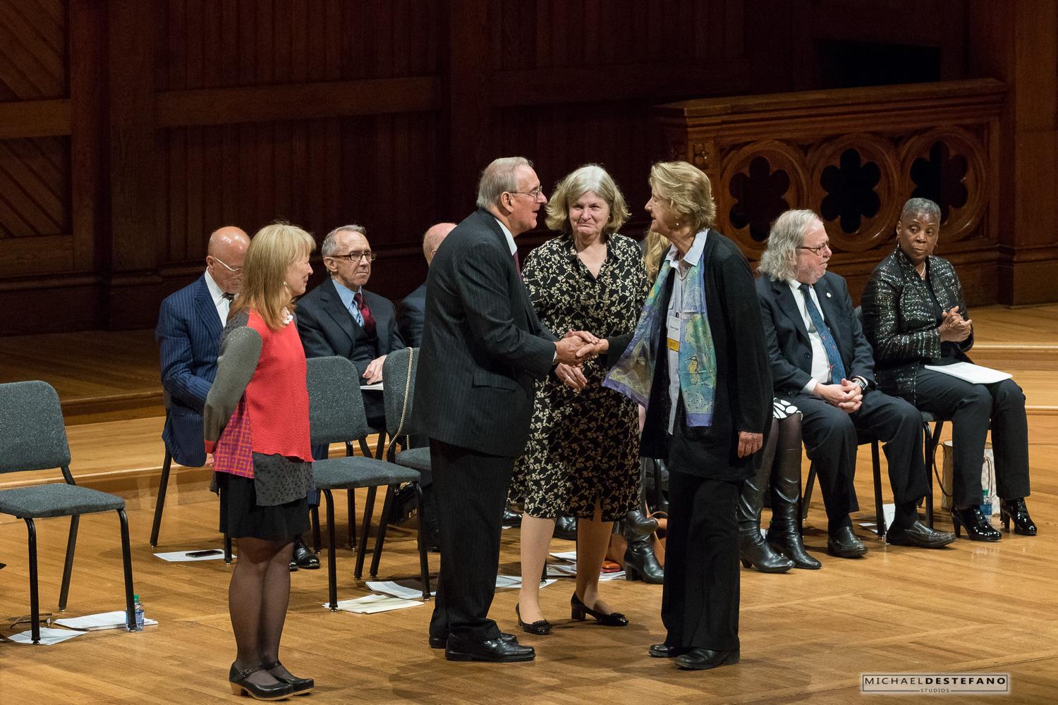 Alison Jaggar being inducted into the American Academy of Arts and Sciences