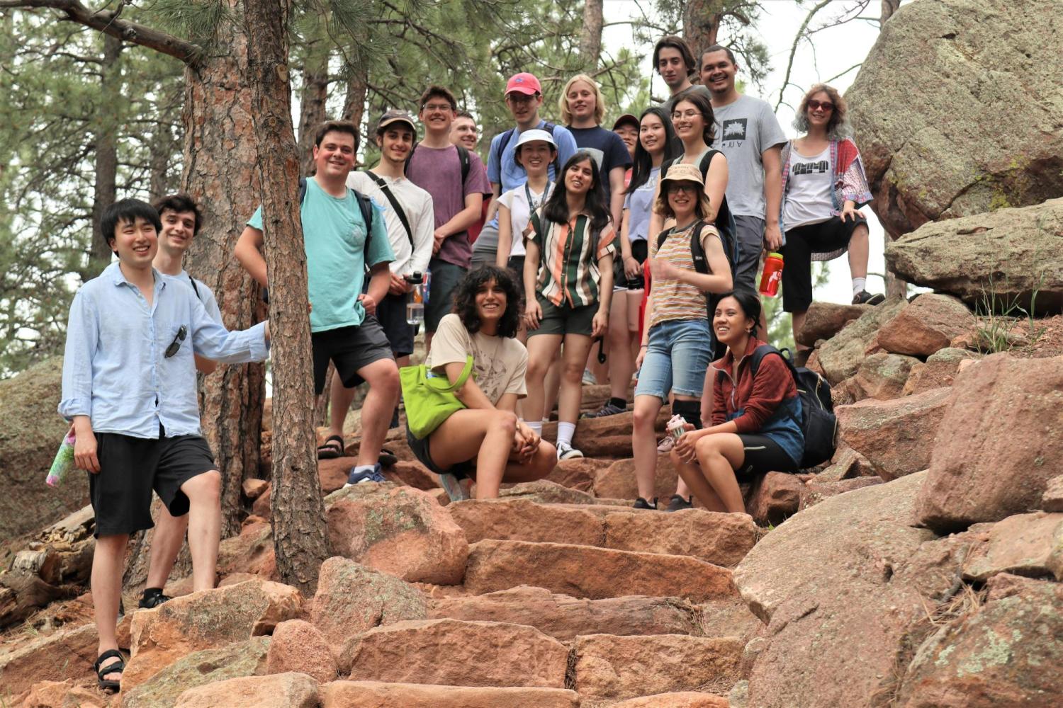Mountain hike with 2022 participants