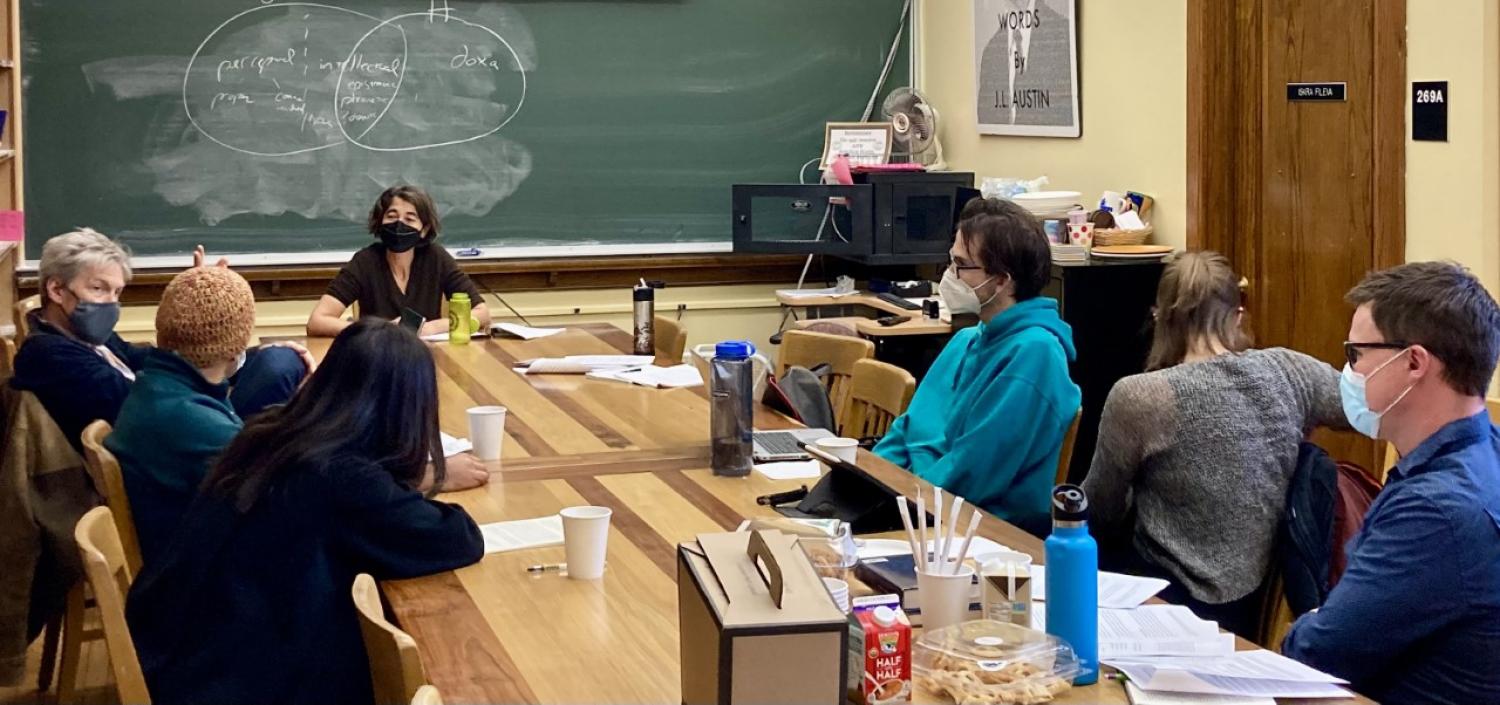 Jessica Moss presenting to the group 11/13/2021