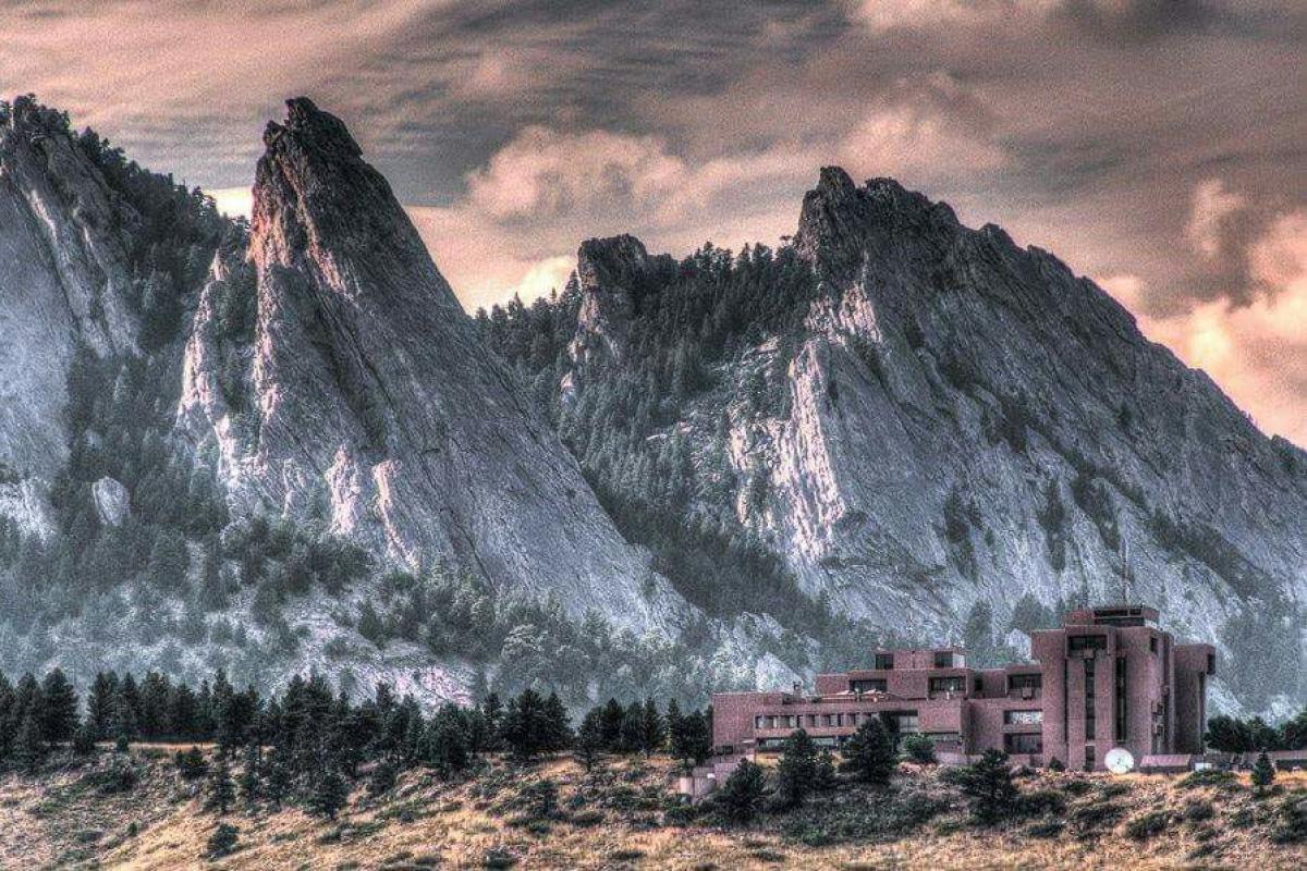 NCAR against the flatirons