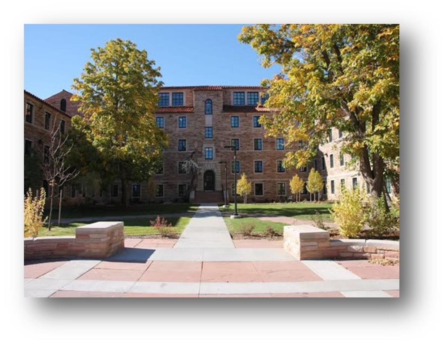 Courtyard on campus