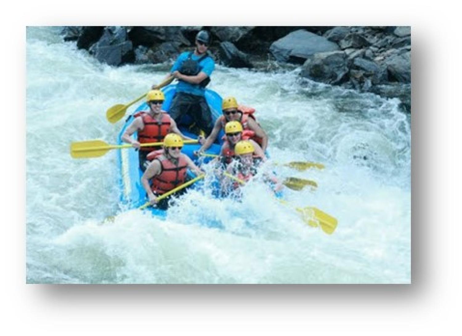 Rafting the rapids