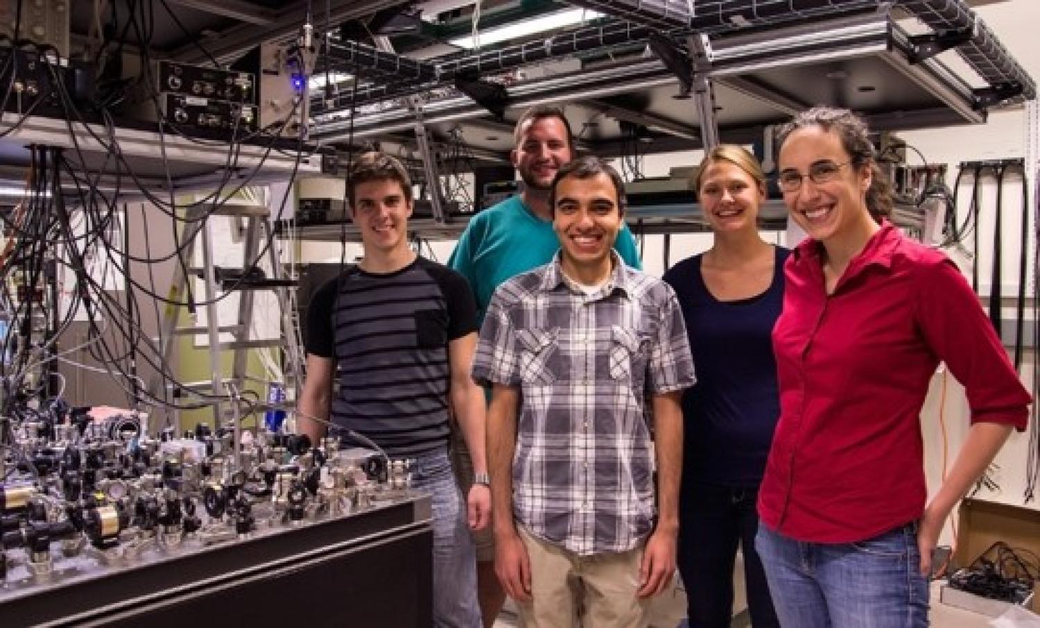 Undergraduate Students in a JILA Lab