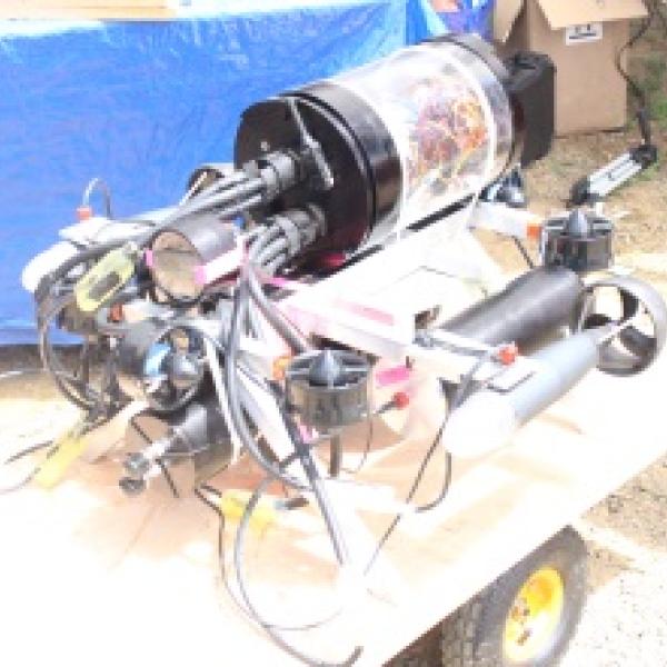 Completed and instrumented Robot sub