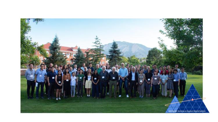 Group photo of participants at Quantum Materials Synthesis Workshop