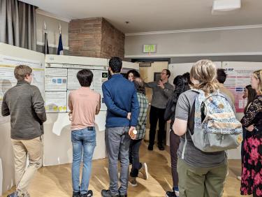 Students present posters at the Undergraduate Research Expo