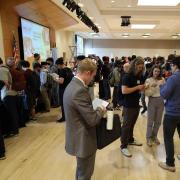 Students visit employers at the Physics and Quantum Career Fair at the Glenn Miller Ballroom