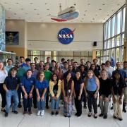 NASA pathways interns pose for a group photo