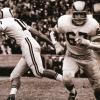 Joe Romig playing football