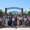 Group photo of BSS students and lecturers by Farrand Field
