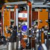 Close up view of a physics research lab