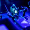 Laser pictured in a laboratory