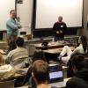 Scott Davis presents to the Quantum Scholars students