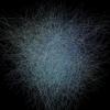 String theory of big bang represented by lines. Image derived from Mathematica