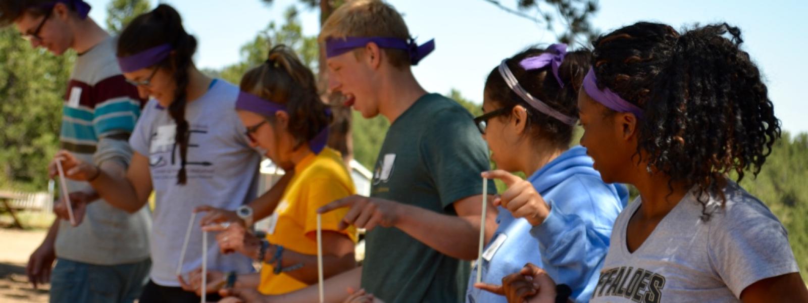 Straw balancing activity at orientation