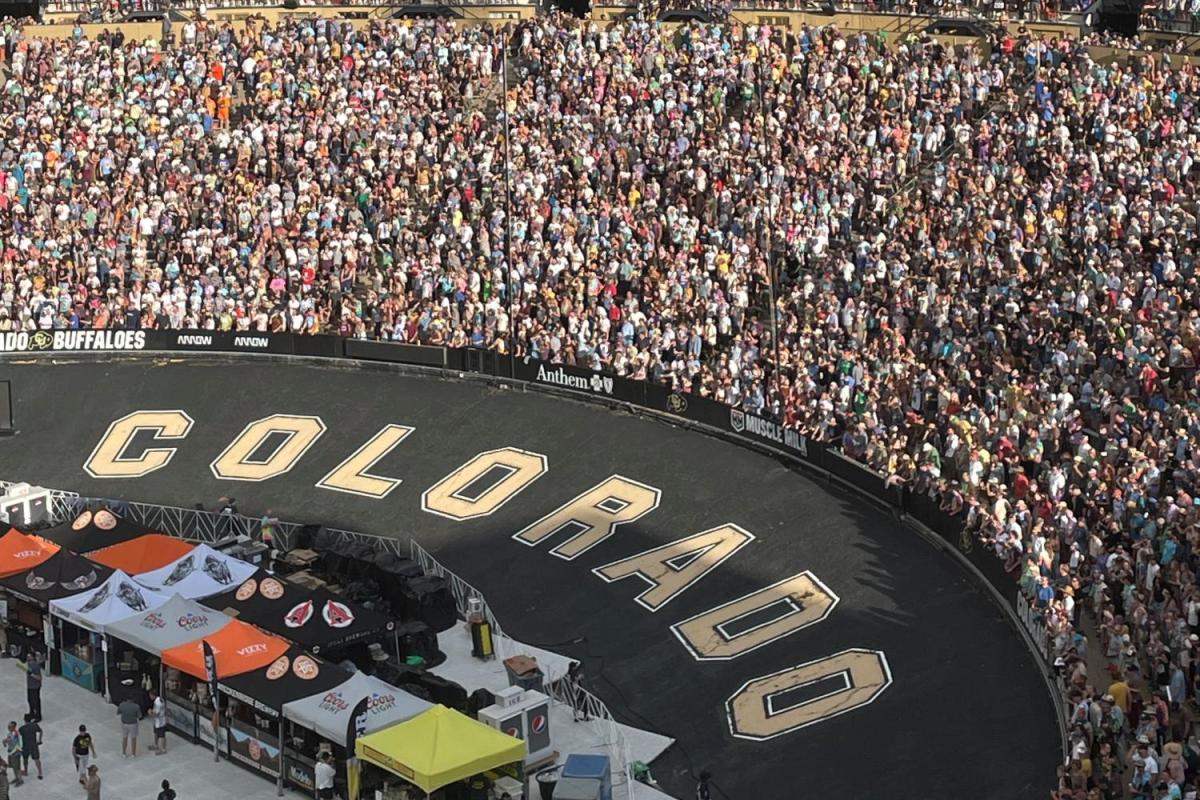 concert in Folsom Field