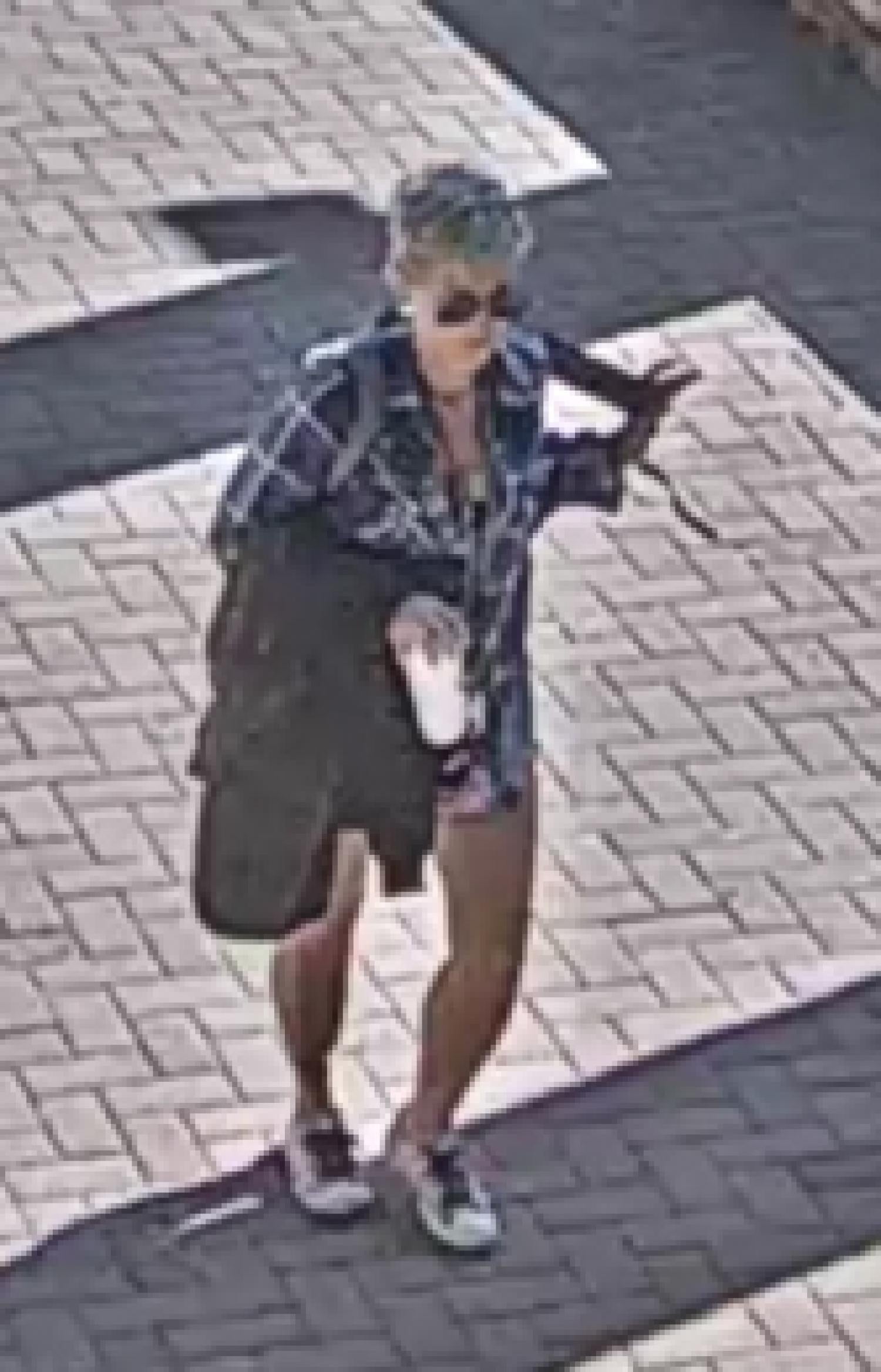 A screen capture of the suspect in this case