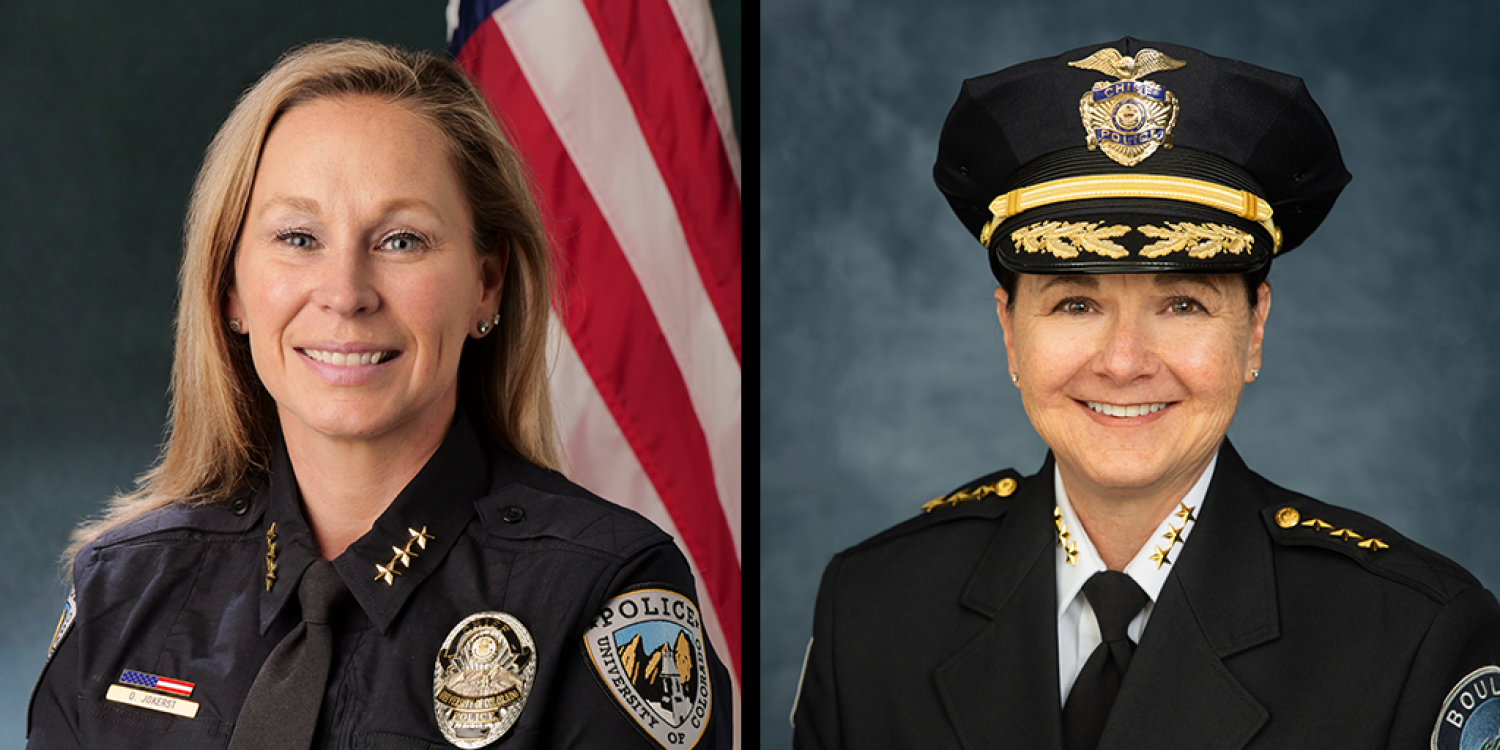 CUPD Chief Jokerst and BPD Chief Herold