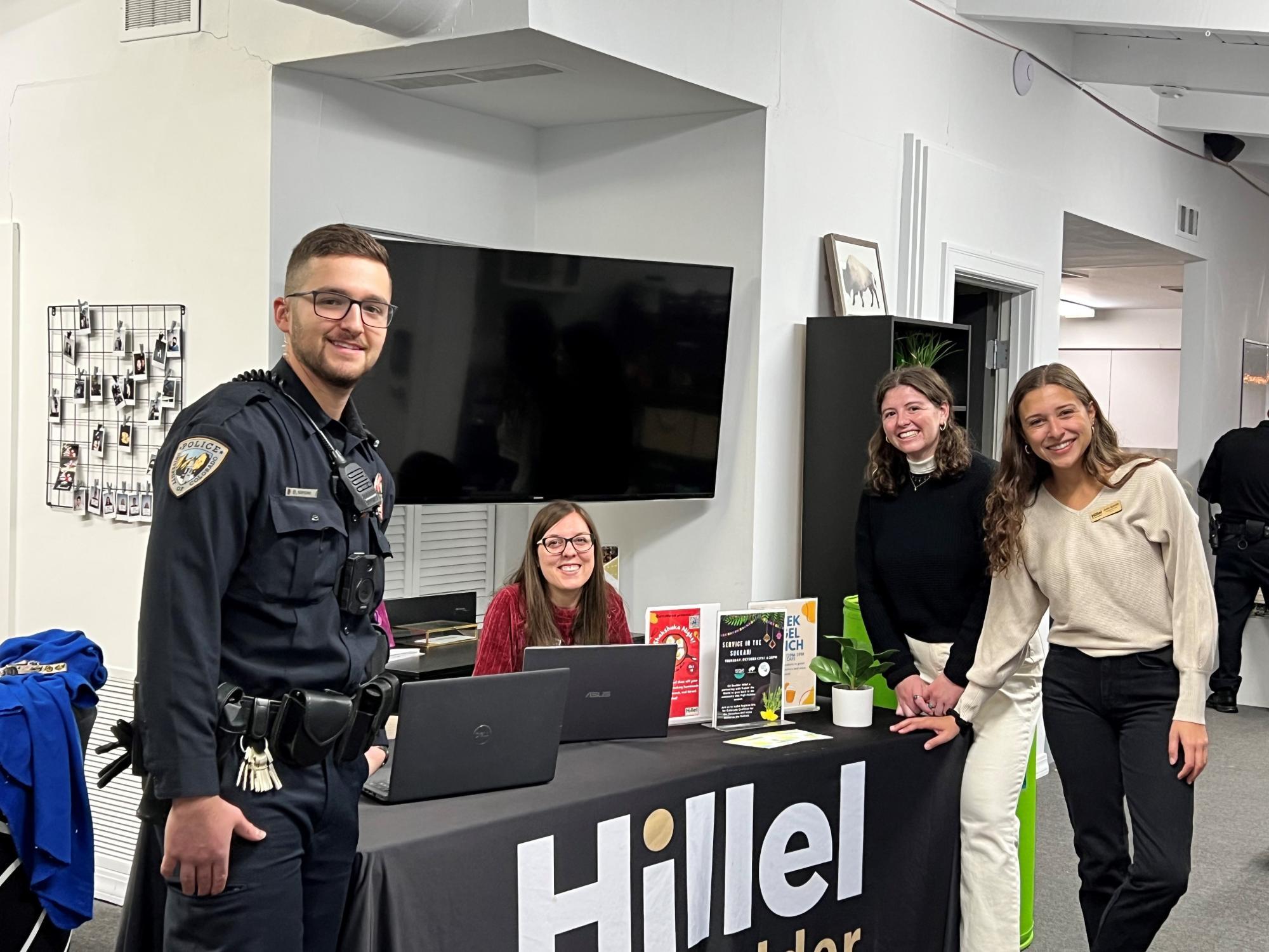 Oct. 22 Faith and blue hillel Ofc. Simon