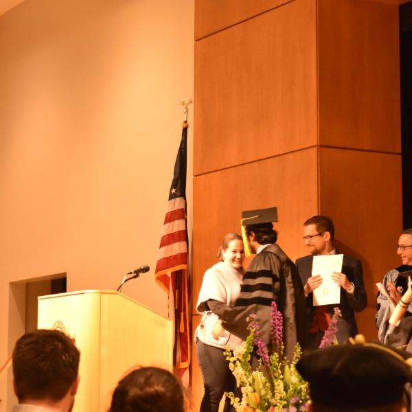 Chinnu Parinandi Receiving Mentor Award