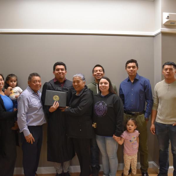 gRADUATE AND FAMILY