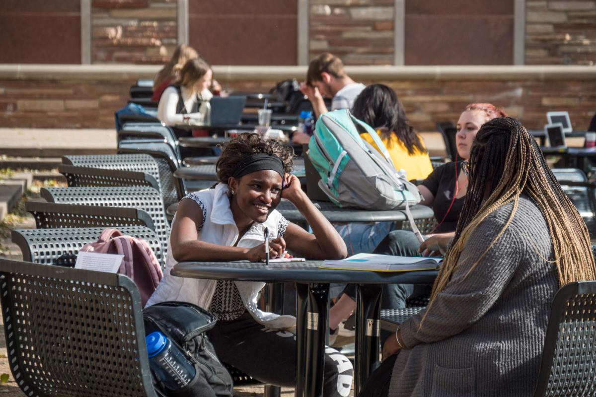 Students Sitting at UMC