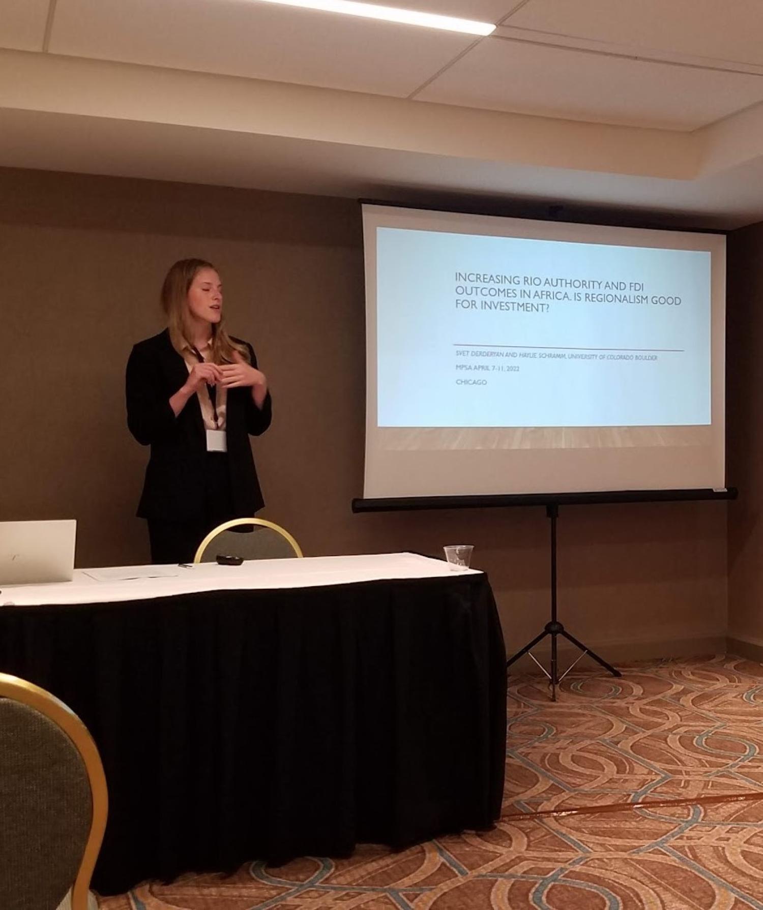 Haylie Schramm Presenting