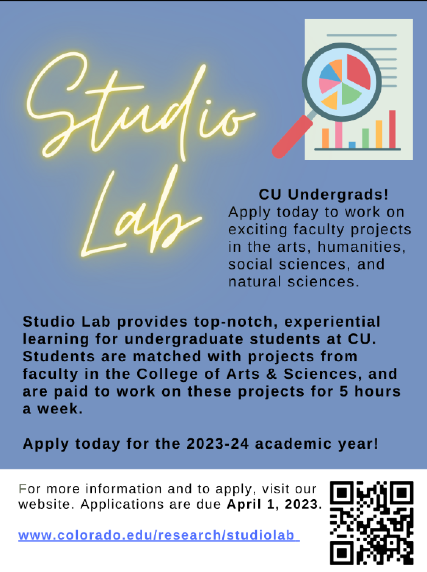 Studio Lab flyer