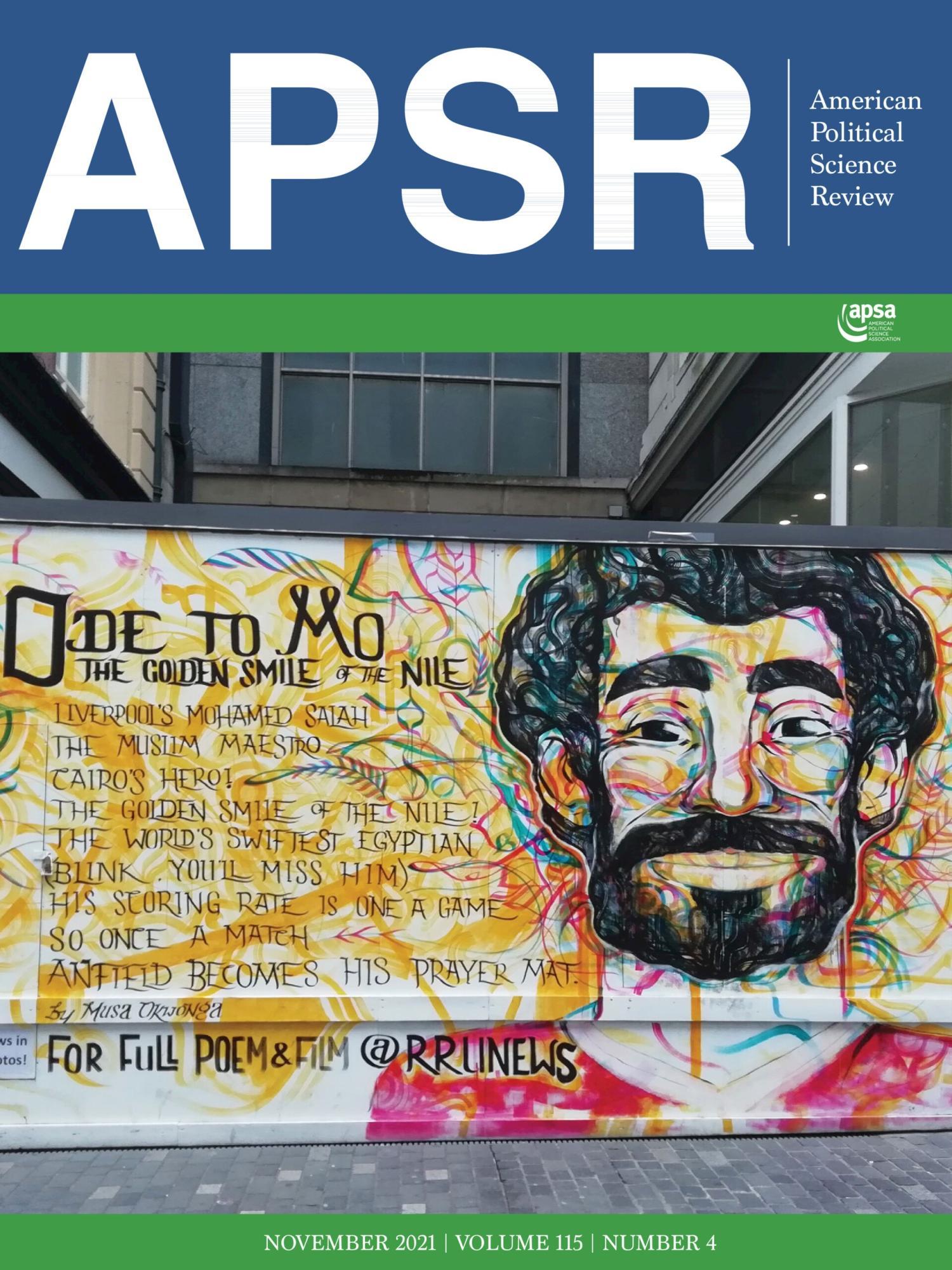 American Political Science Review Cover