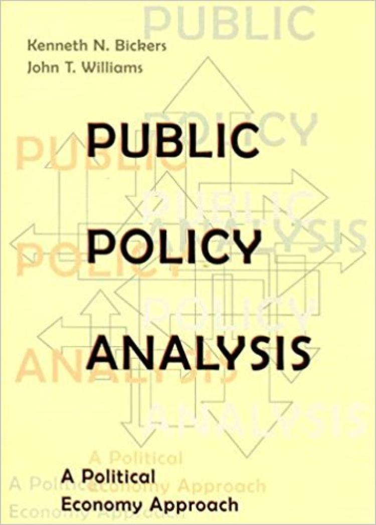 Public Policy Analysis: A Political Economy Approach book cover