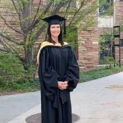 Missy Kelly at CU Graduation