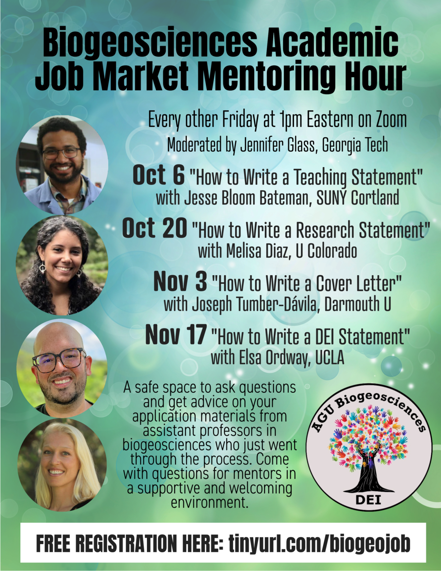 Biogeosciences Academic Job Market Mentoring Hour Series