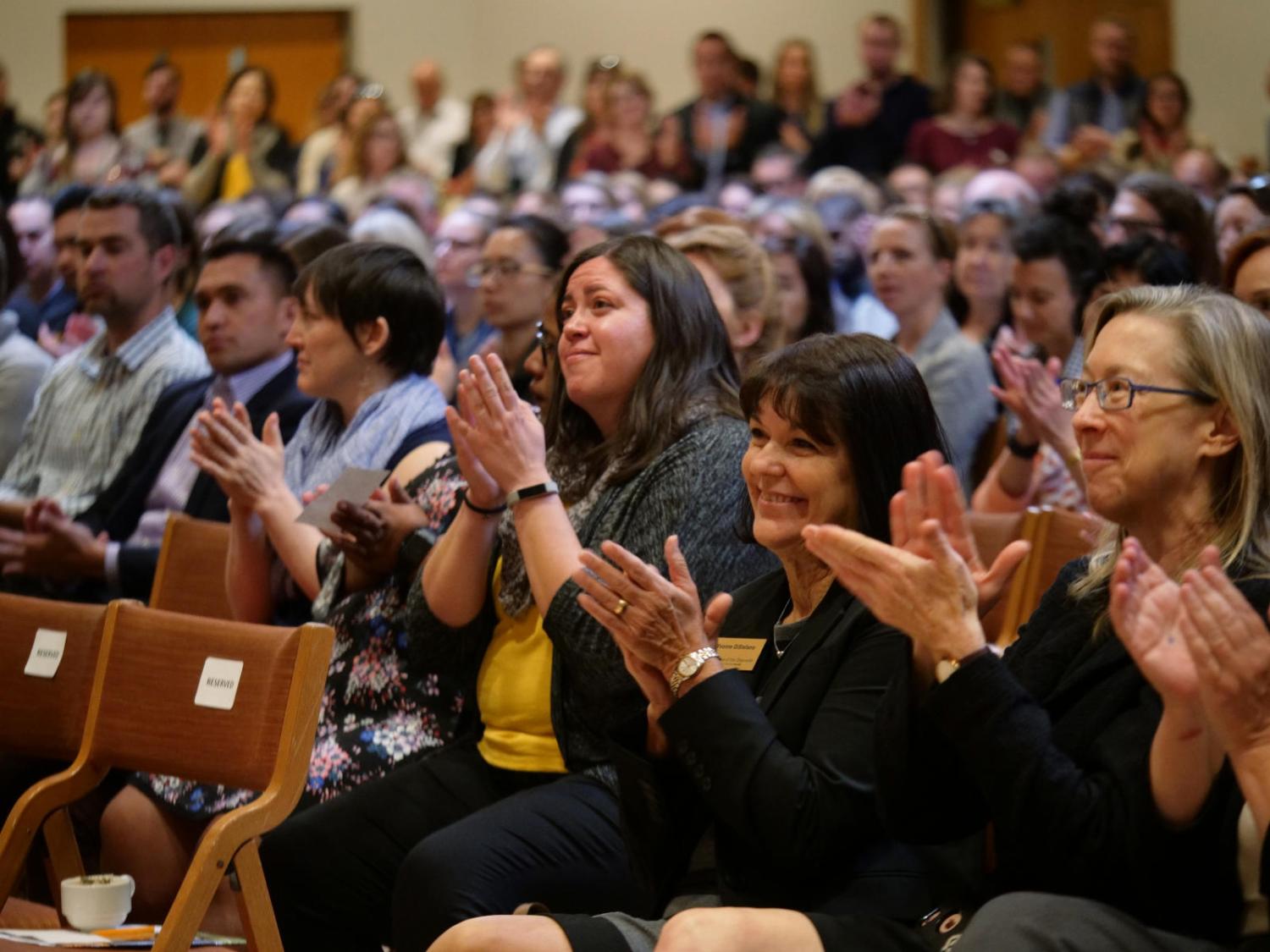 Applause from audience