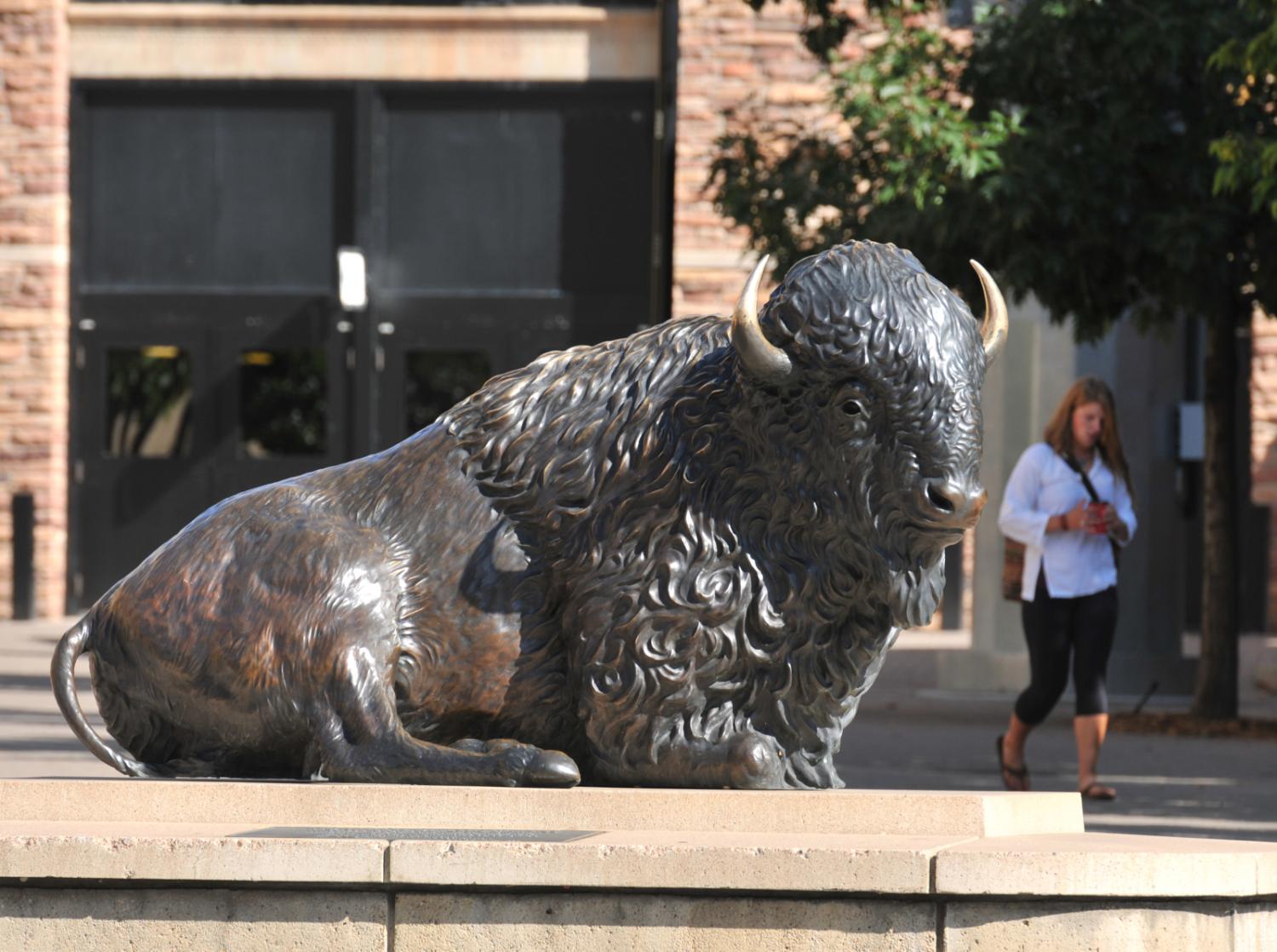 Buffalo statue