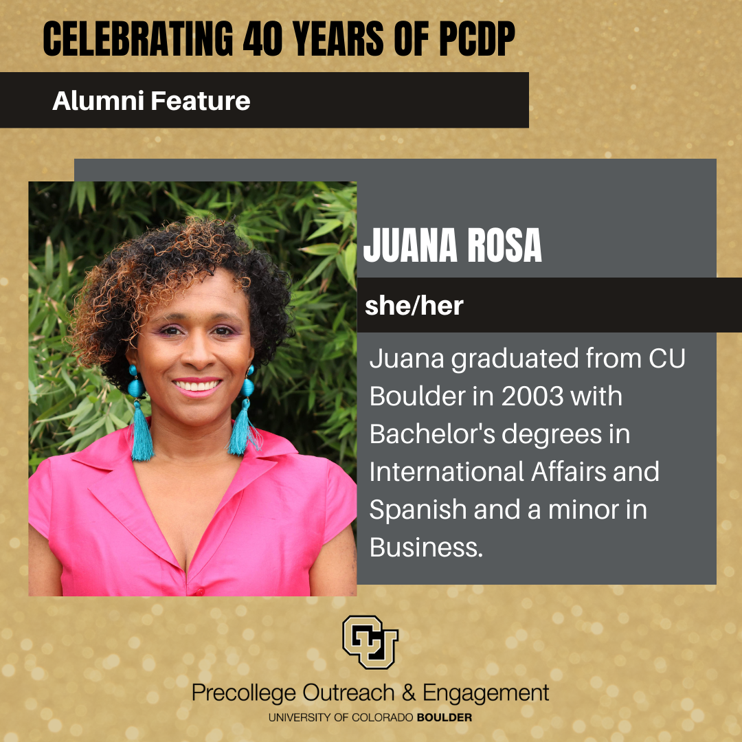 Alumni Feature: Juana Rosa | Office of Precollege Outreach and ...