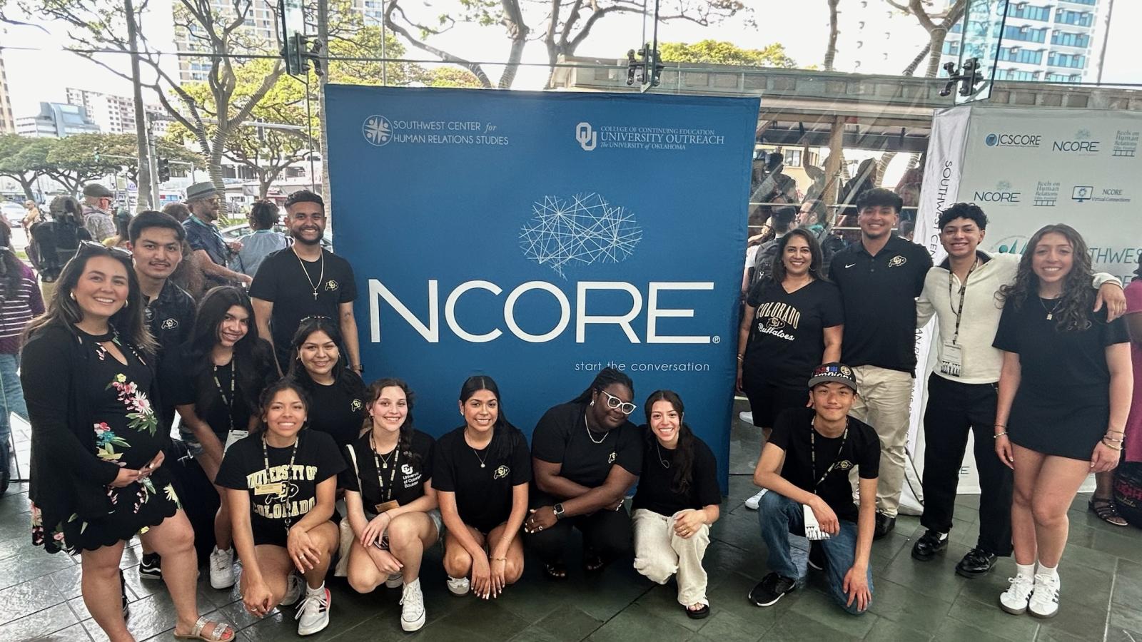 NCORE group picture with Bridge Scholars team
