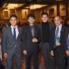 Sonia DeLuca Fernández, three Denver Scholarship Foundation students, Chris Pacheco and Bob Boswell at the DSF gala