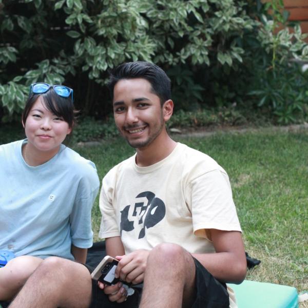 Gabe Rodriguez and Kristin Ji Oh
