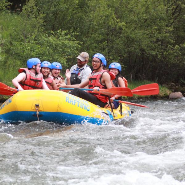 Left: Graeme Cunningham, Aabriti Shrestha, and Katie Pickrell. Right. Nathaniel Nash, Marissa Kelley