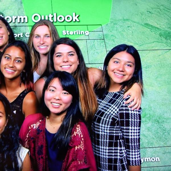 The 2016 Pathways participants pose for a photo at the CBS 4 studio in downtown Denver.