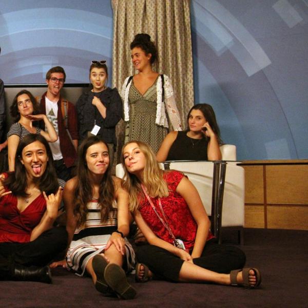 The 2018 participants pose for a photo at CBS4.