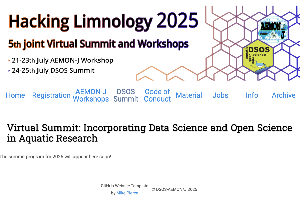 Hacking Limnology Conference fier