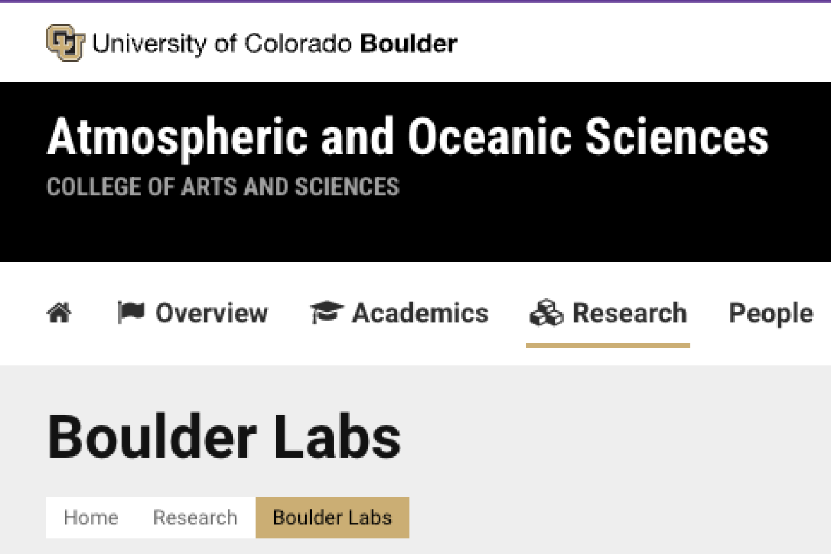 ATOC Boulder Labs