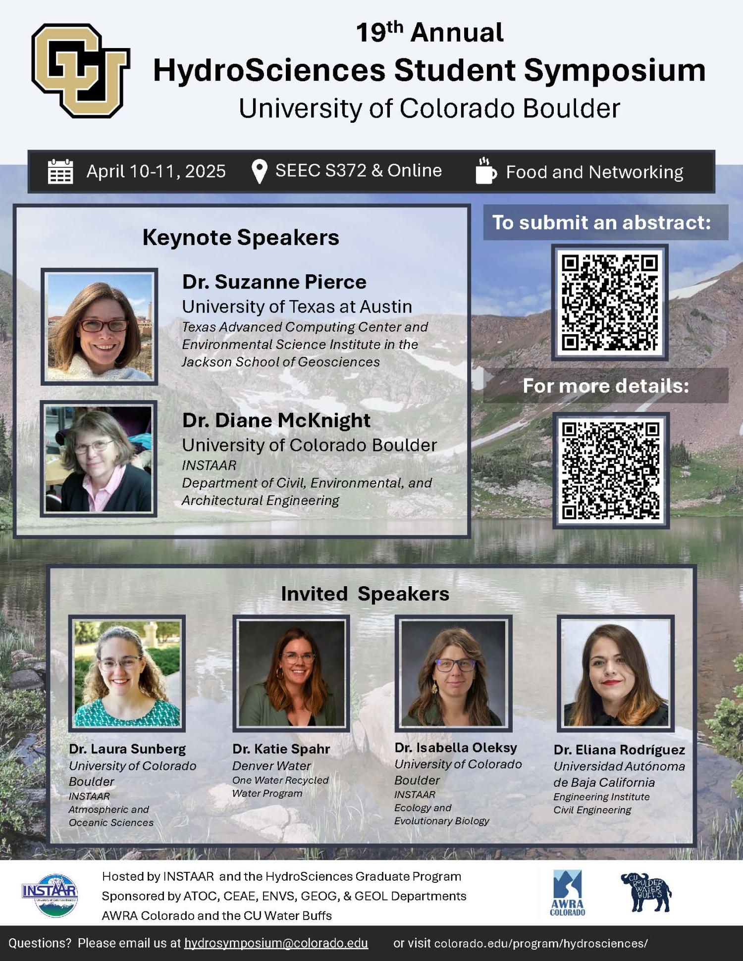 HydroSciences Symposium Flier 2025